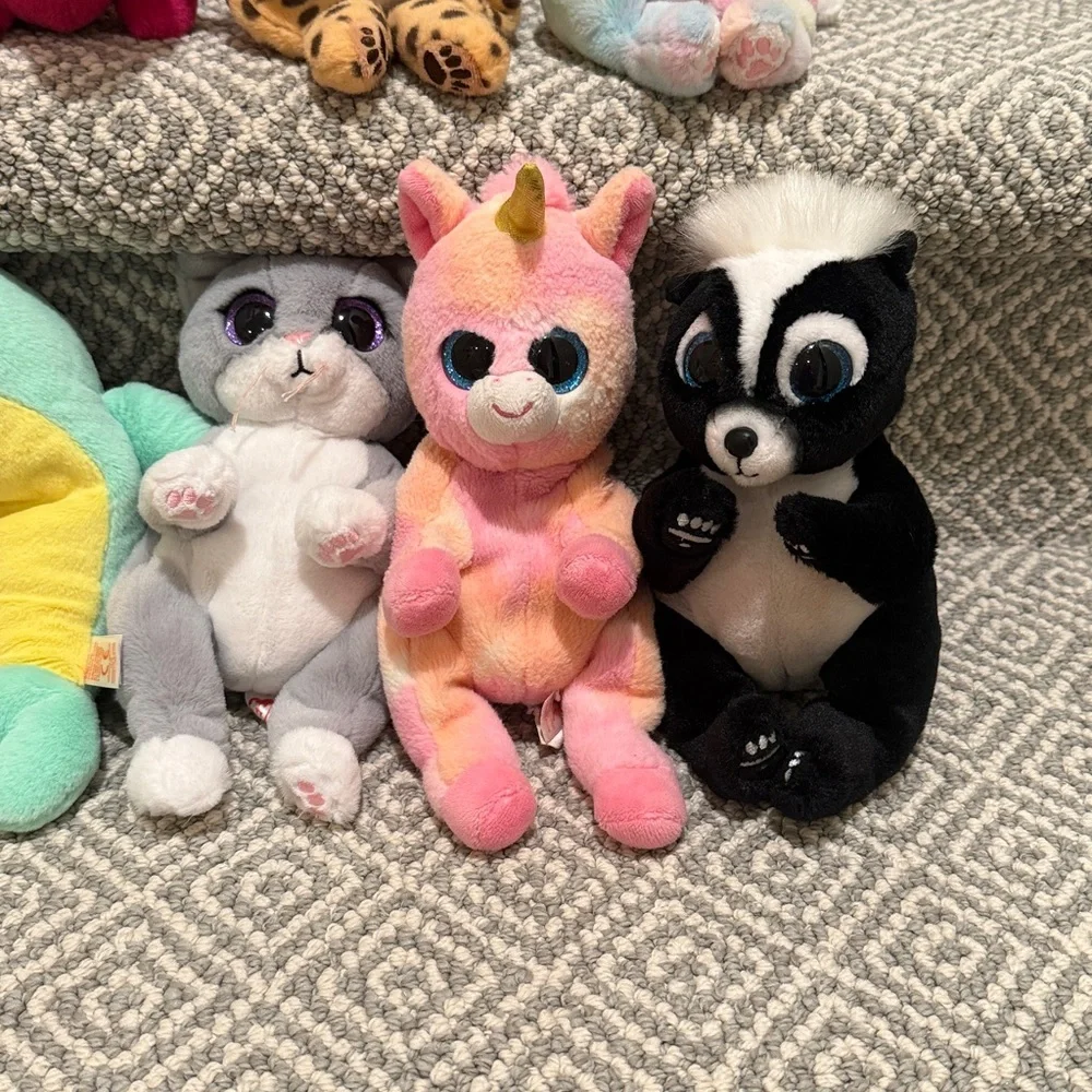 Lot of 9 Ty Beanie Boo Babies Bellies